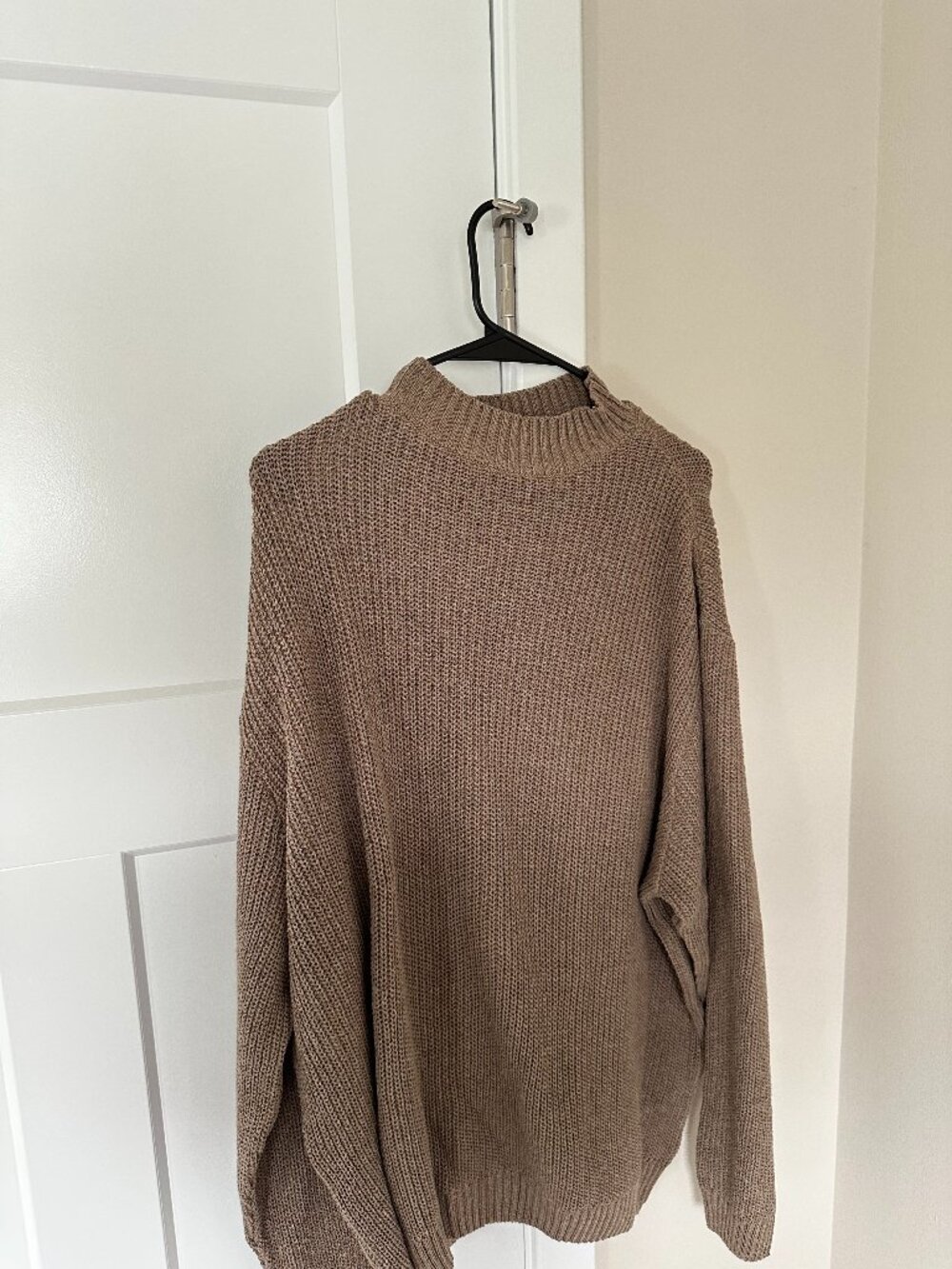 Asos Men's Fisherman Sweater Size Large Brown Long Sleeve